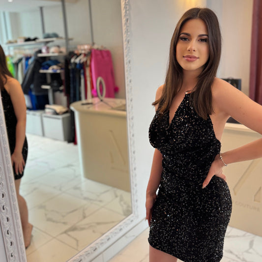 Bleščeča obleka Nadia