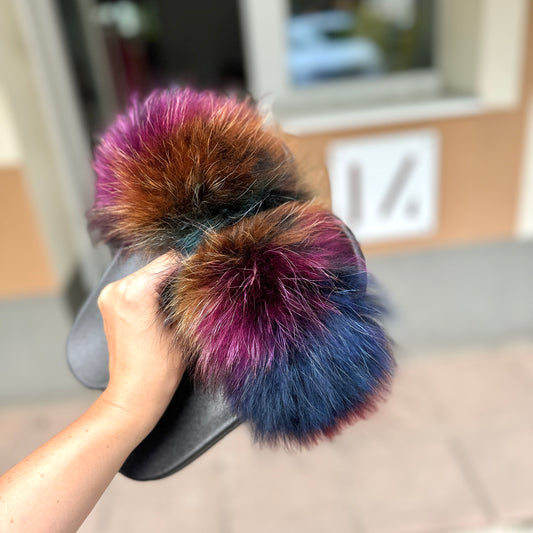 Krzneni Fluffyji Colorful (rakunje krzno)