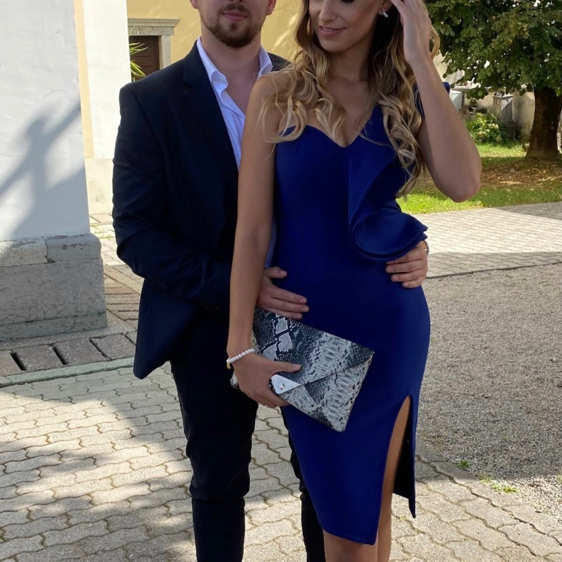 Bandage obleka Edith