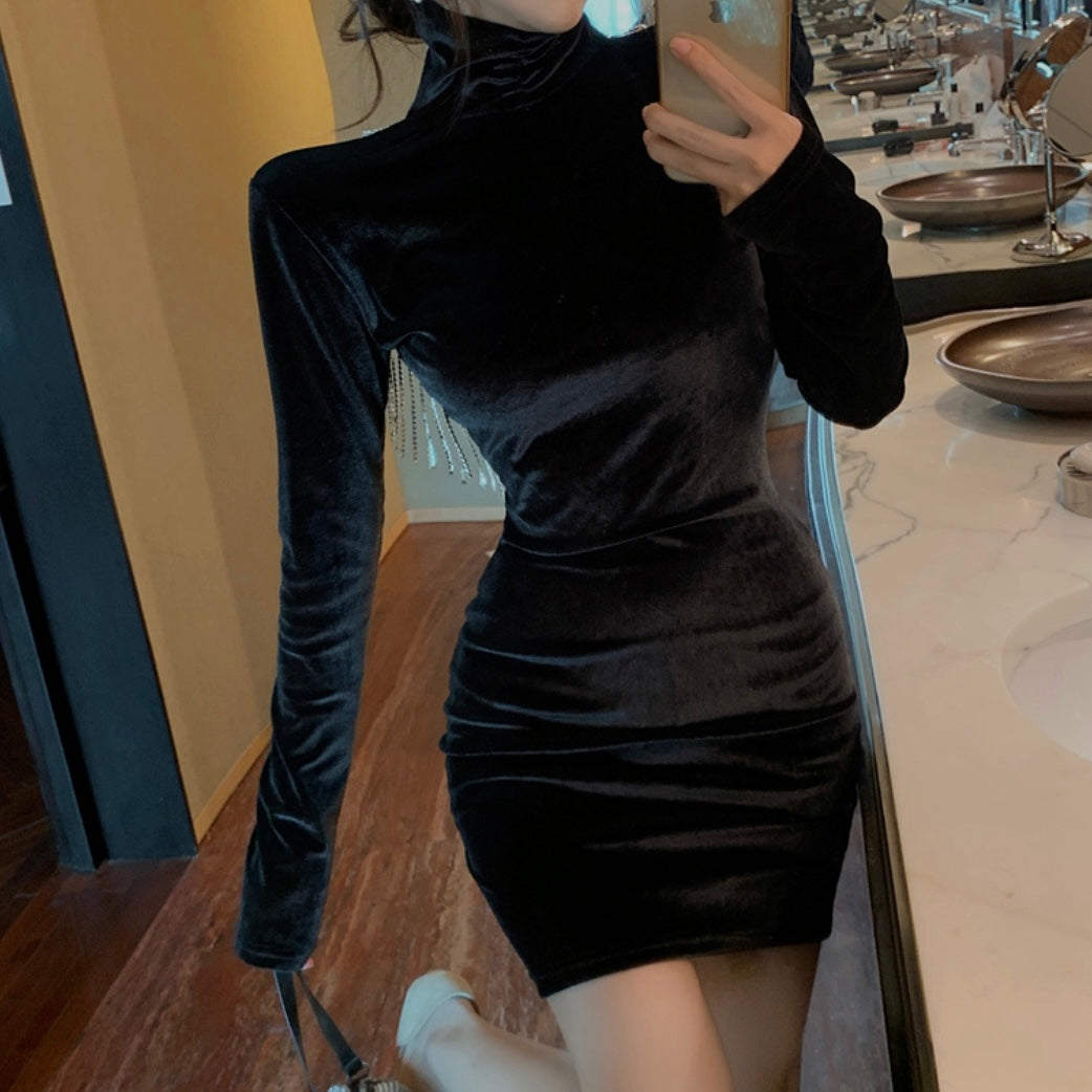 Velvet obleka Davina