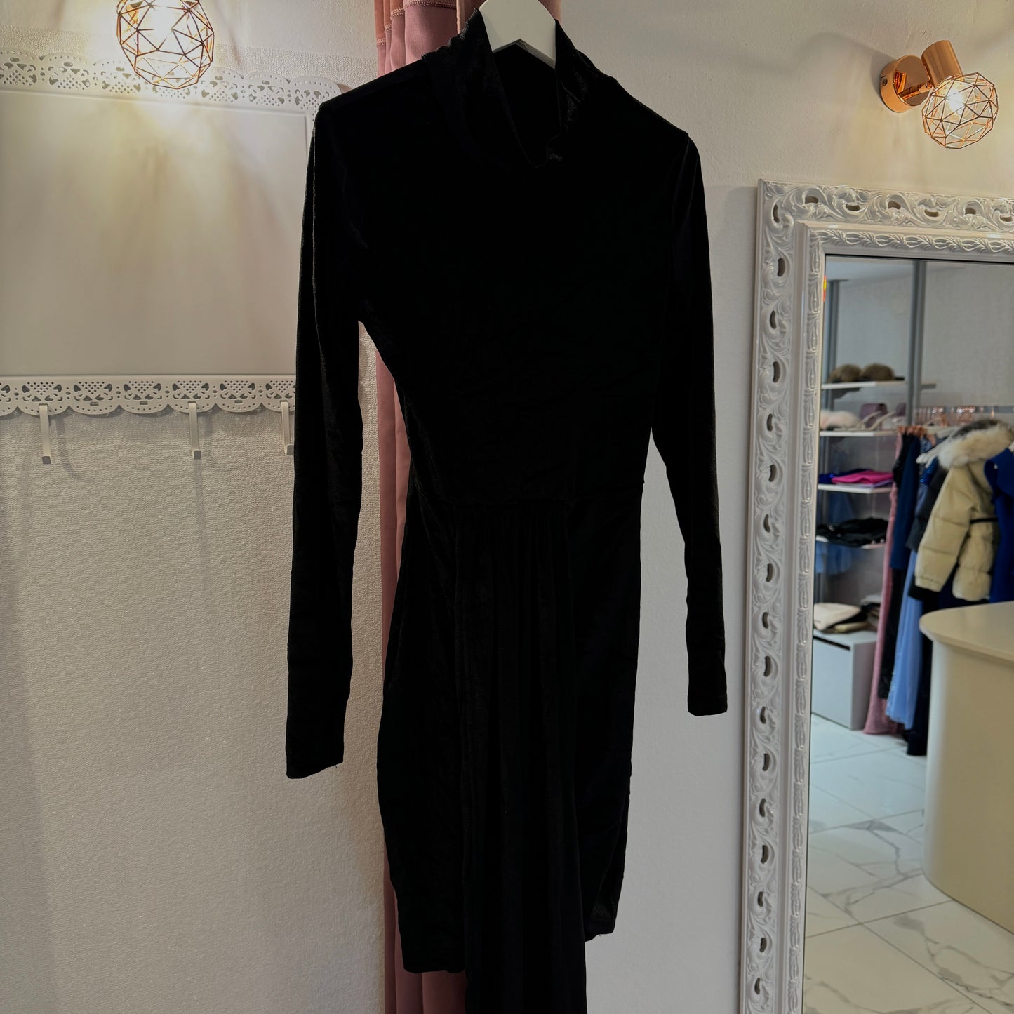 Velvet obleka Satina