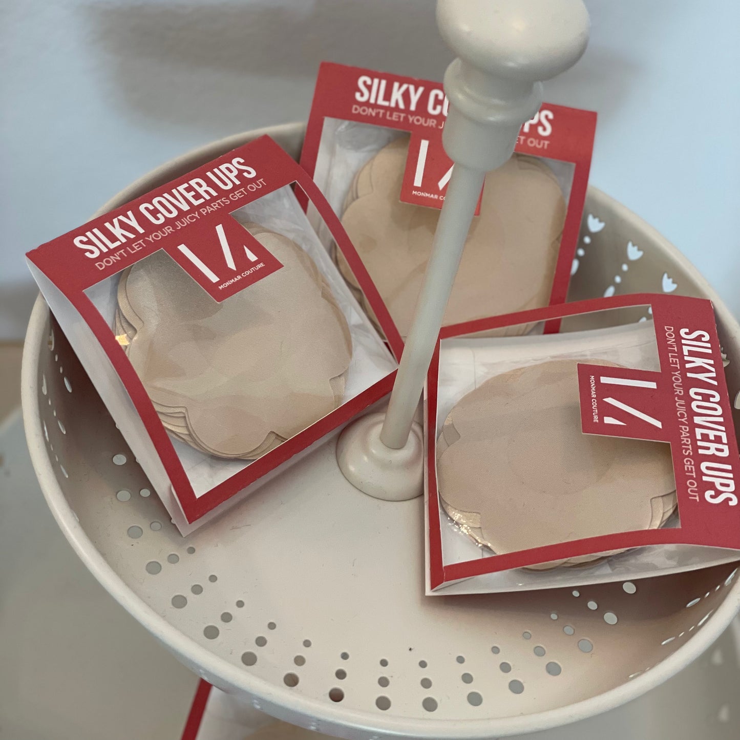 Svilene nalepke za prsi (5x)