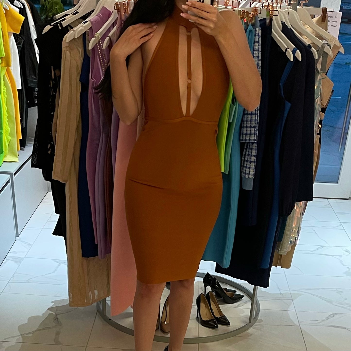 Bandage obleka Lydia