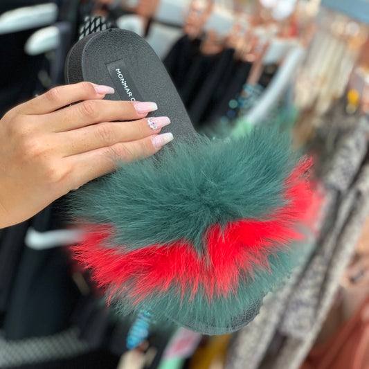 Krzneni natikači Fluffies (lisičji)