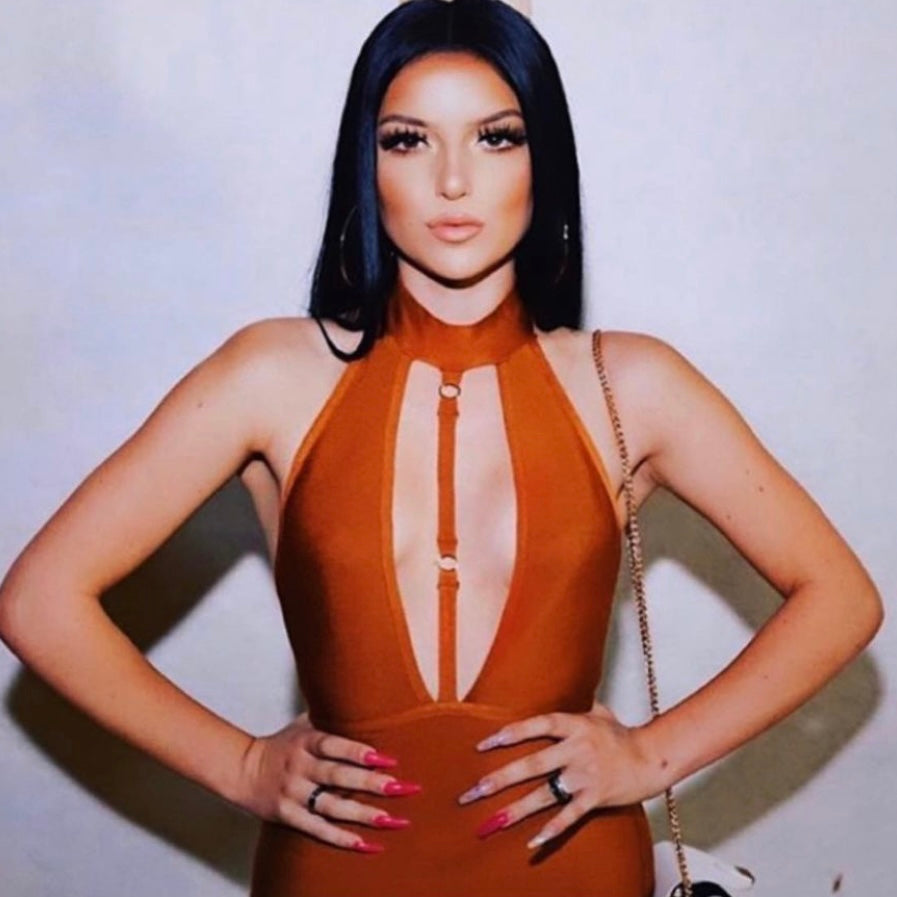 Bandage obleka Lydia