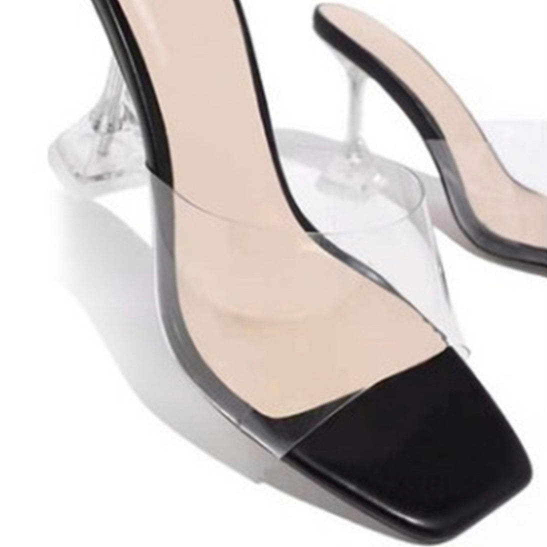 Visoke pete Clear Heel