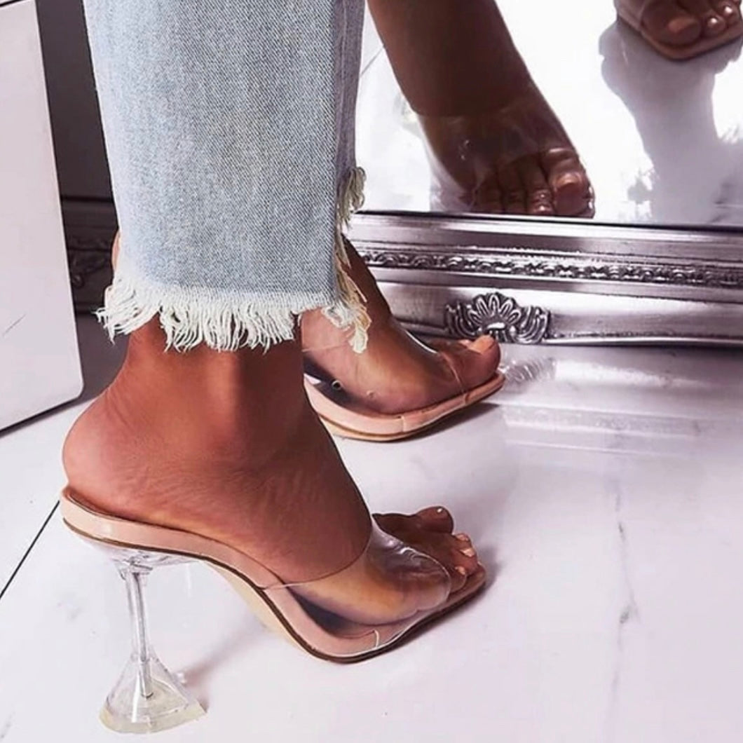 Visoke pete Clear Heel